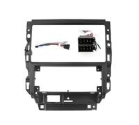 Fascia Radio De 9 Pulgadas para VW para Golf para Bora MK4 Panel De Radio Reproductor De Audio Kit Montaje Tablero con Cable Panel Estéreo(Frame Cable)