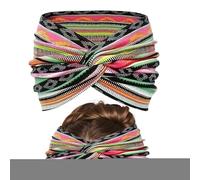 Fascie Boho - Diadema elástica a la , banda deportiva elegante para mujeres apasionadas de ropa casual yoga correr fitness ciclismo eventos exteriores