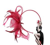 Fascinador Diadema Para Mujer | Accesorio para la Cabeza - Pequeño Sombrero de Malla Accesorio para el Cabello para Bodas Mujeres y Niñas Eventos Sociales Tés de Tarde Fiesta al Aire Libre Uso Diario