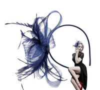 Fascinador Diadema Para Mujer | Fascinador Horquilla - Pequeño Sombrero de Malla Accesorio para el Cabello para Bodas Mujeres y Niñas Eventos Sociales Tés de Tarde Fiesta al Aire Libre Uso Diario