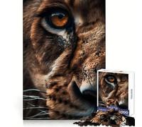 Fascinantes Rompecabezas Macro de Ojos de león para Adultos, 1000 Piezas, para desarrollar la Capacidad de razonamiento, Ocio Relajado, Arte de Corte preciso, (50x75cm)