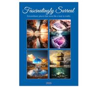Fascinatingly Surreal (Desk Calendar 2026 DIN A5 portrait), CALVENDO 12 Month DeskCalendar: A calendar full of surreal landscapes that dissolve the boundaries of reality
