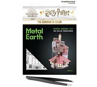 Fascinations Metal Earth Harry Potter The Burrow en color 3D Metal Model Kit Kit con pinzas