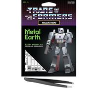Fascinations Metal Earth Transformers Megatron Color 3D Metal Modelo Kit Paquete con pinzas