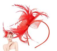Fascinator for Women, Mesh Headpiece Hat, Elegant Hair Clip Accessory, Lightweight Decorative Veil Design, for Weddings Parties Afternoon Tea Festival Costume Use, Varied Choices