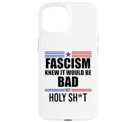 Fascism is Bad History 1776 No Kings America Pro Democracy Carcasa para iPhone 15