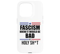 Fascism is Bad History 1776 No Kings America Pro Democracy Carcasa para iPhone 15 Pro