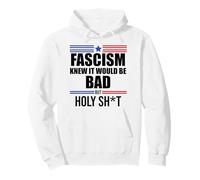 Fascism is Bad History 1776 No Kings America Pro Democracy Sudadera con Capucha