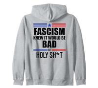 Fascism is Bad History 1776 No Kings America Pro Democracy Sudadera con Capucha