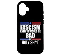 Fascism is Bad History Resist Like Its 1776 No Kings America Carcasa para iPhone 16