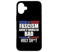 Fascism is Bad History Resist Like Its 1776 No Kings America Carcasa para iPhone 16 Plus