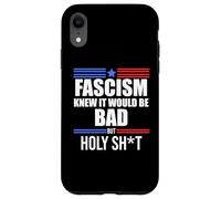 Fascism is Bad History Resist Like Its 1776 No Kings America Carcasa para iPhone XR