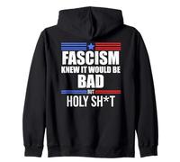 Fascism is Bad History Resist Like Its 1776 No Kings America Sudadera con Capucha