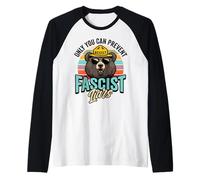 Fascistas Mentirosos Tú Puedes Impedir el Fascismo Resist Camiseta Manga Raglan