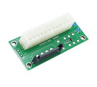FASE Adaptador de fuente múltiple ATX PSU placa síncrona 2PSU con LED a conector SATA de 15 pines