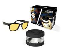 FASE - Baliza v16 Homologada DGT - Incluye Gafas de Conducción Nocturna - APP Incluida - Luz de Emergencia con Geolocalizador - Proporciona Geolocalización a la DGT - Color Negro