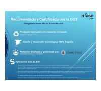 Fase Light Luz de emergencia V16 baliza homologada DGT con geolocalización (gafas incluidas)