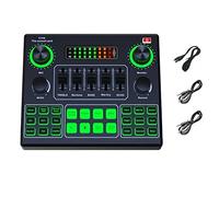 FASE V9SJ Tarjeta de Sonido Mezclador de Audio Externo Tarjeta de Sonido en Cambiador de Voz Consola de Mezcla Computadora Dedicada