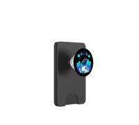 Fases de la Luna Cristal Brujo Lindo Gato Negro Kawaii PopSockets PopWallet para MagSafe
