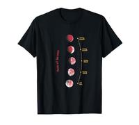 Fases de la Luna Espiritual Mindfulness Ilustración Camiseta
