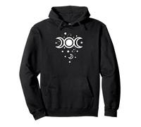 Fases Lunares Pagan Wicca Simbolo Ritual Noche Sudadera con Capucha