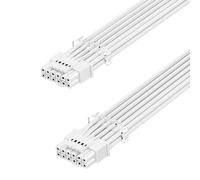 Fasgear Cable de alimentación GPU de 16 pines - 70 cm PCI-e 5.0 12VHPWR 600W 12+4 macho a macho 12V-2x6 PSU Cable con funda para RTX 3090Ti 4070 Ti 4080 4090 5090 5080 5070 5070Ti a ATX 3 Fuente de