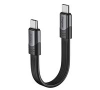 Fasgear Cable USB 4: 15 cm Cable Thunderbolt 4 Thunderbolt 3 100W Carga 40Gbps Transferencia de datos Compatible para Mac-book Pro i-Pad Pro Mac Mini M1 SSD externo Hub Docking Monitor Egpu
