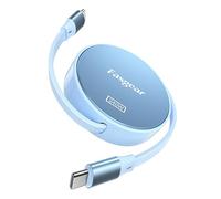 Fasgear Cable USB C a USB C de 240 W, 1 m, cable de carga rápida 5 A tipo C para cargador USB C de 100 W [4 longitudes elásticas] compatible con i-Phone 15 Pro Max, Le-novo Y7000P, Surface Pro 9