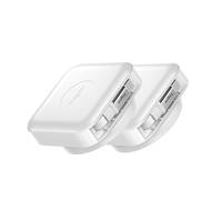 Fasgear Cable USB C retráctil de 60 W, 110 cm, fijo, 90 cm, extensible por una cara, PD/PPS cable de carga rápida, soporte de escritorio de rotación de 360°, para i-Phone16/17/i-Pad/Mac-Book/Sam-sung