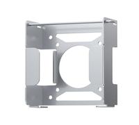 Fasgear Soporte VESA para Mac-Mini M4/Pro 2024,Soporte de Aluminio para Monitores Debajo del Escritorio con Función Antirrobo,Montado en la Pared VESA para Oficina Casa(Plateado)