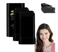 Fashaura Hair Dye Comb, Betun Para Canas, Hairdressing Wand Color, 2-In-1 Hair Color Stick, Safe and Convenient Hair Dye Comb for Women Men, Portable Dye Comb for Gray Hair Coverage (2Pcs Black)