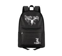 Fasheepfa Death Note Mochila ligera de lona impresa en 3D, mochila escolar de anime, bolsa casual al aire libre para escuela, oficina, viajes, tipo 2, 29*41 *16cm, Práctico
