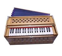 FASHERATI MUSICALS HARMONIUM 9 STOPPER, CHUDIDAAR BELLOW, 42 KEY, DOS REED, BAJO MACHO, KAPLER, HARMONIUM CON TAPA DIWALI OFERTA ESPECIAL DE DESCUENTO. (CREMA OSCURA), INSTRUMENTOS DE MÚSICA