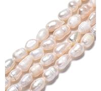 Fashewelry 215 perlas cultivadas naturales de agua dulce de arroz de 5 a 11 mm para hacer joyas y manualidades