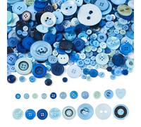 FASHEWELRY 400-600 Piezas Botones de Resina 7-25mm Botones de Resina Coloridos para Costura y Manualidades de 2 Agujeros y 4 Agujeros para Bricolaje Punto Ganchillo Manualidades Adorno Hecho a Mano