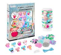 Fashion Angels Kit de joyería Basic Fun Charm Changers Axolotl League para niñas 6+ - Set DIY de collares y pulseras con charms de ajolote, cuentas donut y heishi