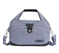 Fashion Anti-Theft Handbag for Women Waterproof Oxford Crossbody Bag Multi-Pocket Shoulder Messenger Bag Lightweight Travel Satchel with Adjustable Strap for Ladies Daily Use (E)