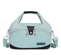 Fashion Anti-Theft Handbag for Women Waterproof Oxford Crossbody Bag Multi-Pocket Shoulder Messenger Bag Lightweight Travel Satchel with Adjustable Strap for Ladies Daily Use (L)