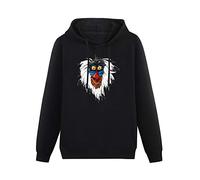 Fashion Art Design Rafiki Printed Hoodies Long Sleeve Pullover Loose Hoody Mens Sweatershirt Size 3XL