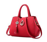 Fashion Bag Shoulder Bag Handbag Fashion Sports Women Bag Crossbody Shoulder Handbag Cell Phone Wallet (rojo, talla única)