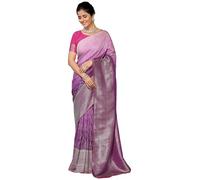 FASHION BAZAR 365 Tela de seda pura Banarasi Khadi Creap Georgette Zari Jaqurad 14246, 3, 40