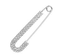 Fashion Brooch Pins - Safety Pin Brooch, Anti-Exposure Zircon Clip for Evening Wear, Sparkling Rhinestone Fastener with Classic Design, Jewelry Collection, Chic Brooches for Casual and Events