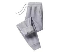 Fashion Casual Pants Plus Fleece Thick Sweatpants Korean Version Hose Damen 33, Gy1., 5XL
