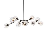 Fashion Chandelier Chandeliers, Industry Sputnik Chandelier, 3S Gold Ceilingd Century Adjustable Hanging Fixture for Kitchen Living Room Bedroom/Amber./8S Light Fixture(Transparent.,9S)