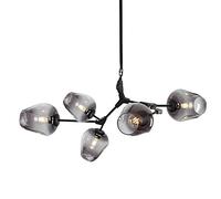 Fashion Chandelier Chandeliers, Industry Sputnik Chandelier, 3S Gold Ceilingd Century Adjustable Hanging Fixture for Kitchen Living Room Bedroom/Amber./8S Light Fixture(Gradient Smoke Gray