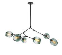 Fashion Chandelier Chandeliers, Industry Sputnik Chandelier, 3S Gold Ceilingd Century Adjustable Hanging Fixture for Kitchen Living Room Bedroom/Amber./8S Light Fixture(Blue,6S)