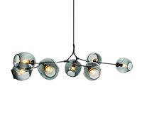 Fashion Chandelier Chandeliers, Industry Sputnik Chandelier, 3S Gold Ceilingd Century Adjustable Hanging Fixture for Kitchen Living Room Bedroom/Amber./8S Light Fixture(Blue,7S)