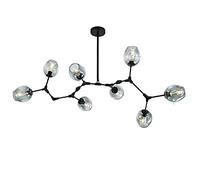 Fashion Chandelier Chandeliers, Industry Sputnik Chandelier, 3S Gold Ceilingd Century Adjustable Hanging Fixture for Kitchen Living Room Bedroom/Amber./8S Light Fixture(Blue,8S)