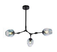 Fashion Chandelier Chandeliers, Industry Sputnik Chandelier, 3S Gold Ceilingd Century Adjustable Hanging Fixture for Kitchen Living Room Bedroom/Amber./8S Light Fixture(Blue,3S)