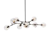 Fashion Chandelier Chandeliers, Industry Sputnik Chandelier, 3S Gold Ceilingd Century Adjustable Hanging Fixture for Kitchen Living Room Bedroom/Amber./8S Light Fixture(Transparent.,8S)